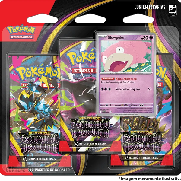 Blister Triplo Pokémon ME05 Escuridão Absoluta
