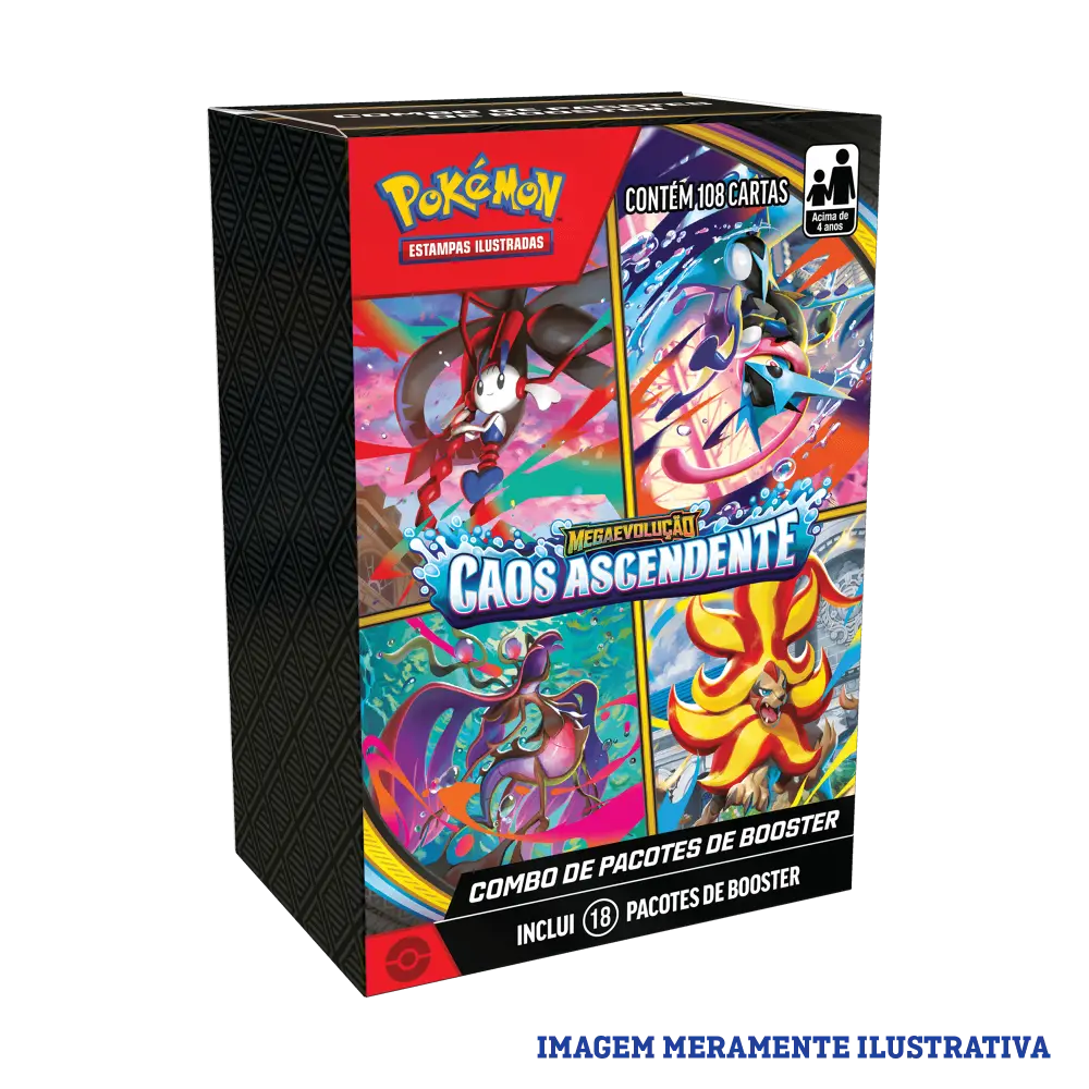 Combo de Booster Pokémon ME04 Caos Ascendente