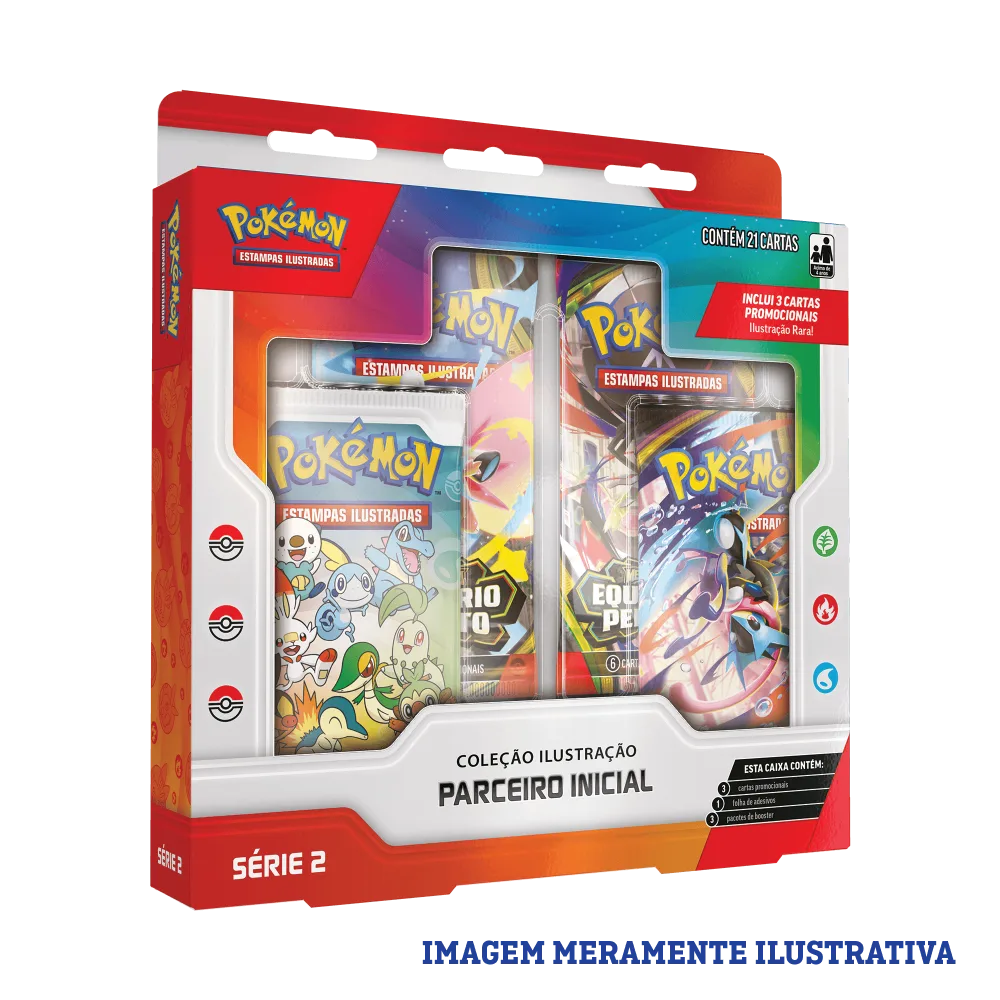 Box Pokémon Coleção Parceiro Inicial - Série 2